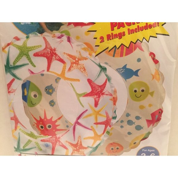 2 INTEX Swim Rings & Arm Bands Double Packs Kids Inflatable Tubes Floaties NEW - Picture 3 of 8